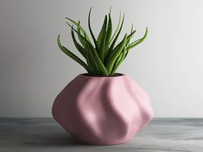 vase pot planter 3d print 862  3D print model
