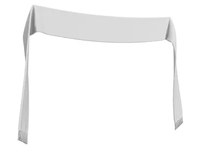 Football Fan Scarf 05 3D model