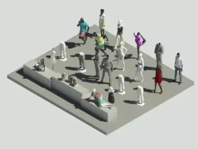 3D Mannequin Model 3D model