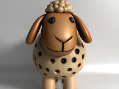 Sheep Sprouter Seed Chia Radish Lentil Germinator 3D print model