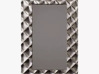 Howard Elliott collection krystal bright silver mirror 3D model