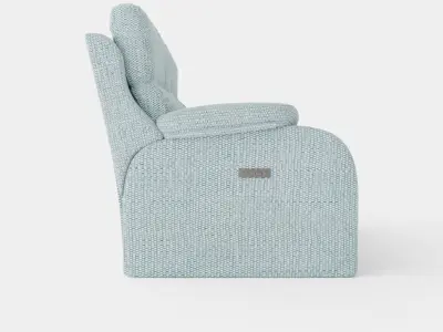 Cobalt Sofa Low-poly 3D model