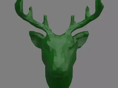 deer head 3D print model get
