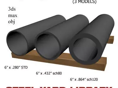 6in Pipe 3D model