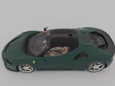 Ferrari SF90 3D model buy