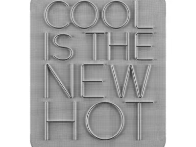 Cool Is The New Hot Neon Sign 3D model
