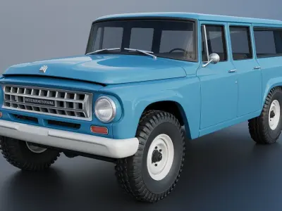 International Travelall 4x4 1964 3D print model