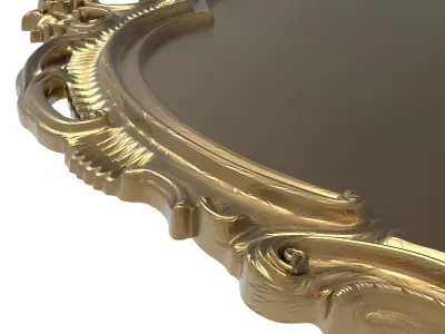 Carved Picture Frame 3D model