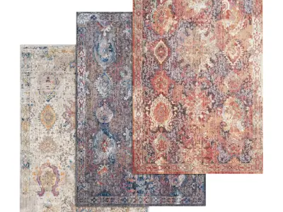 Rug Set 2030 3D model