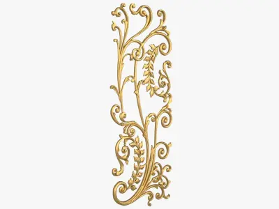 Classic decor ornament 255 3D model