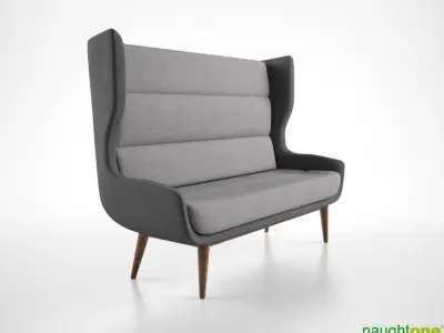 Naughtone Hush Sofa 3D model