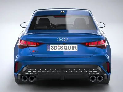 Audi S3 Sedan 2025 3D model