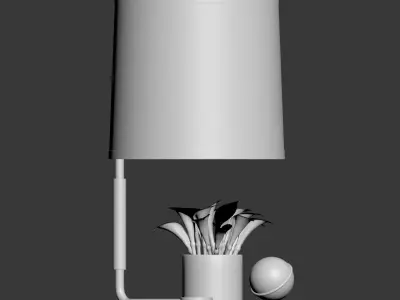 Swing Table Lamp Circa Lighting 3D model