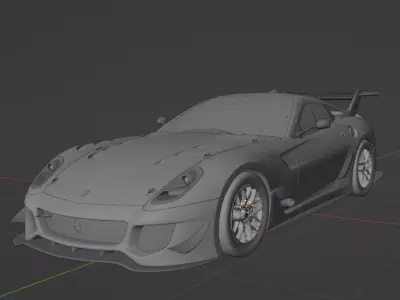ferrari 599xx evo 3D print model