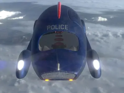 Police Car 3D model