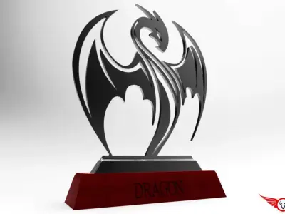 Dragon Statue Free 3D model