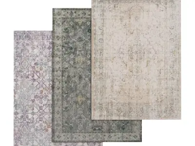 Rug Set 1031 3D model
