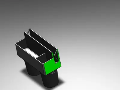 stl obj 3d device with light 3D print model