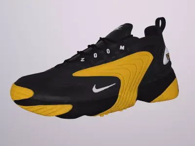 NIKE ZOOM 2K SHOES PBR Low-poly 3D model