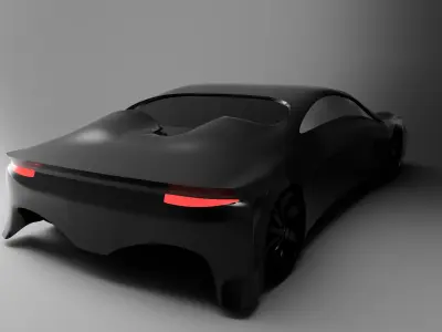 Electric Sports Car Concept 3D print model