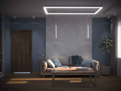 life    room  Free 3D model