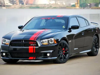 DODGE CHARGER SRT8 Low-poly 3D model