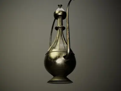 old antique decor Low-poly 3D model