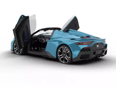 Maserati MCPura Cielo 2026 HQ 3d model 3D model