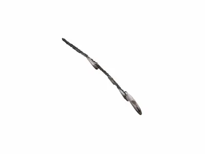 3d Render Gold And Diamond  Silver Necklace Jewellers 3D model