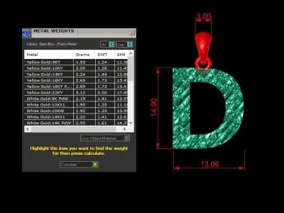 D Letter Alphabet Tiles Texture Pendant 3D Print Model 3D print model