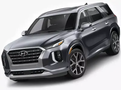 Hyundai Palisade 2020 3D model