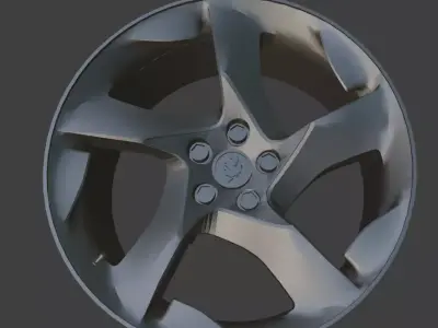 Ferrari SF90 XX Stradale OEM Wheels Rims 3D Print Ready 3D print model