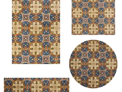 Rugs No 99 Low-poly 3D model