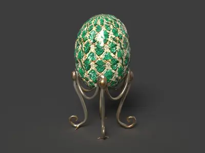 Russian Fabegre egg  3D model