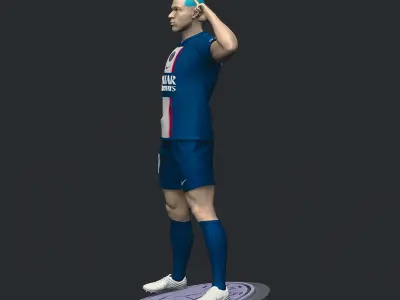  Kylian Mbappe 3D Printable 3 3D print model