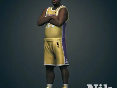 Shaquille O Neal 3D Printable 2 3D print model