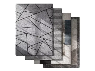 Rug Set 25 3D model