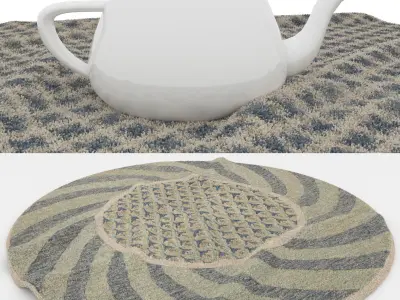 Rugs No 222 Low-poly 3D model