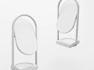 TABLE MIRROR ANGUI Low-poly 3D model