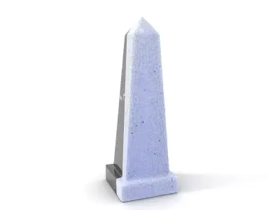 Black Marble Obelisk model pack Low-poly 3D model