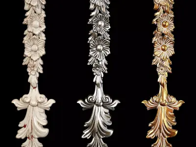 Classic carved 045 3D model