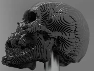 skull decoration 3D model