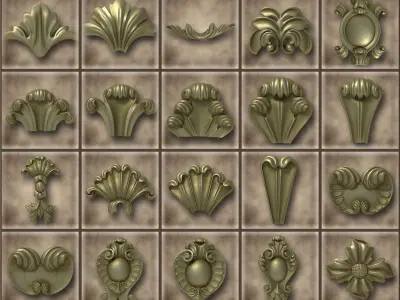 Ornamental Vol 05 3D model