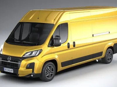 Opel Movano L2H2 2024 3D model