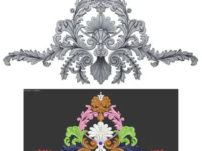 Decorative Ornamental 29 3D model