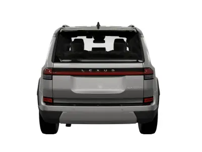 Lexus GX 550 H Overtrail 2023 Low-poly 3D model