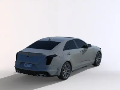 Cadillac CT4-V  3D model