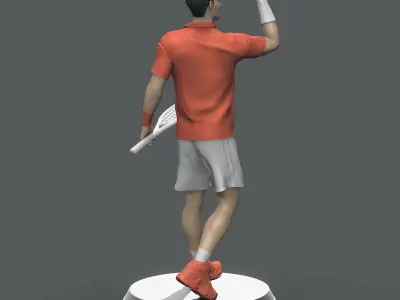 Novak Djokovic 3D Printable 3 3D print model