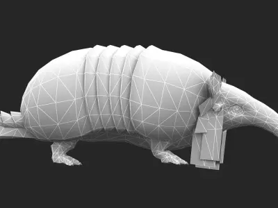 Armadillo Low-poly 3D model
