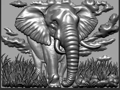 Elephant A29 3D print model